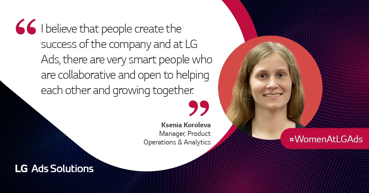 Ladies at LG Ads Ksenia min