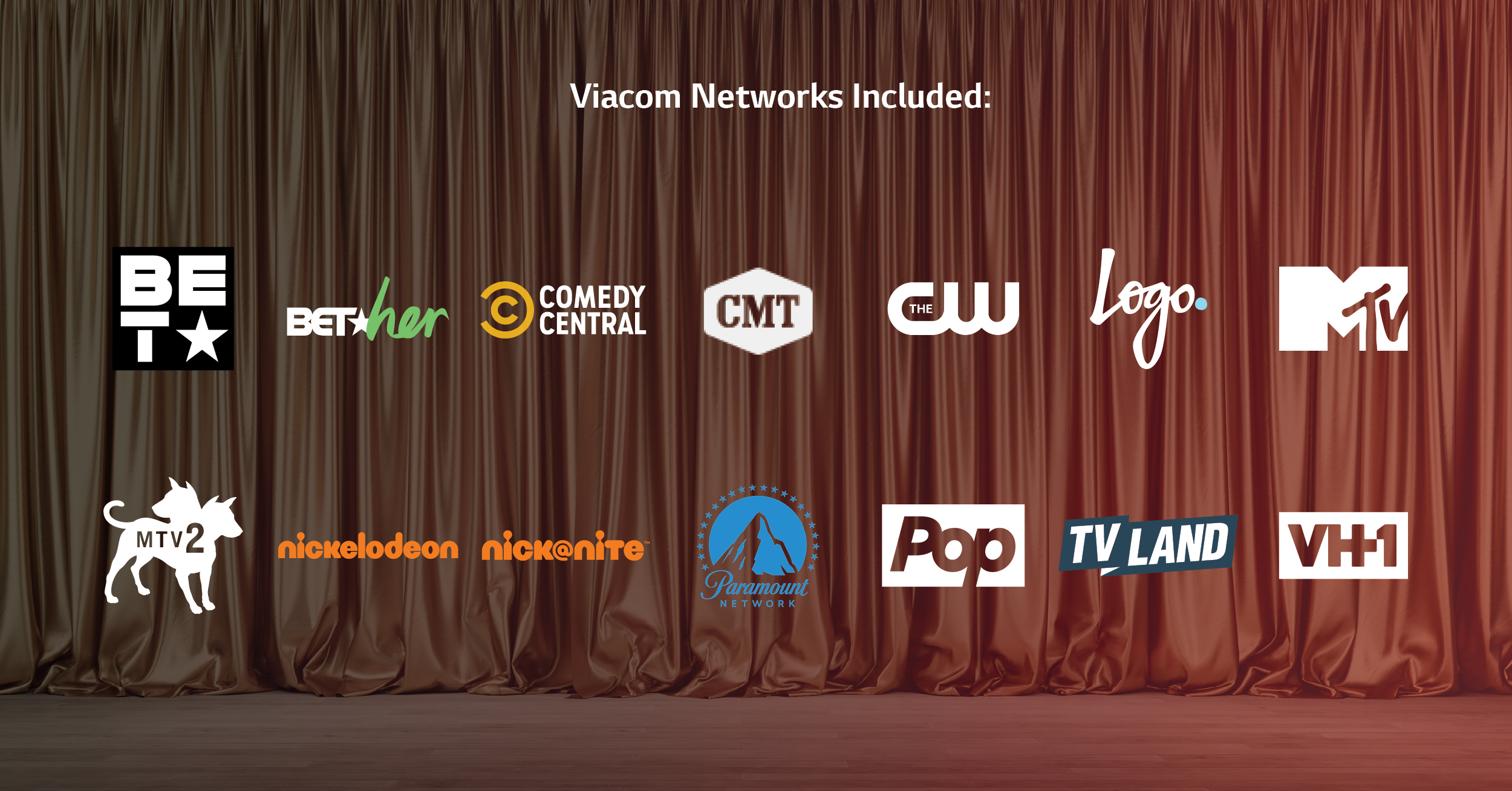 LG Ads Viacom Network Logos