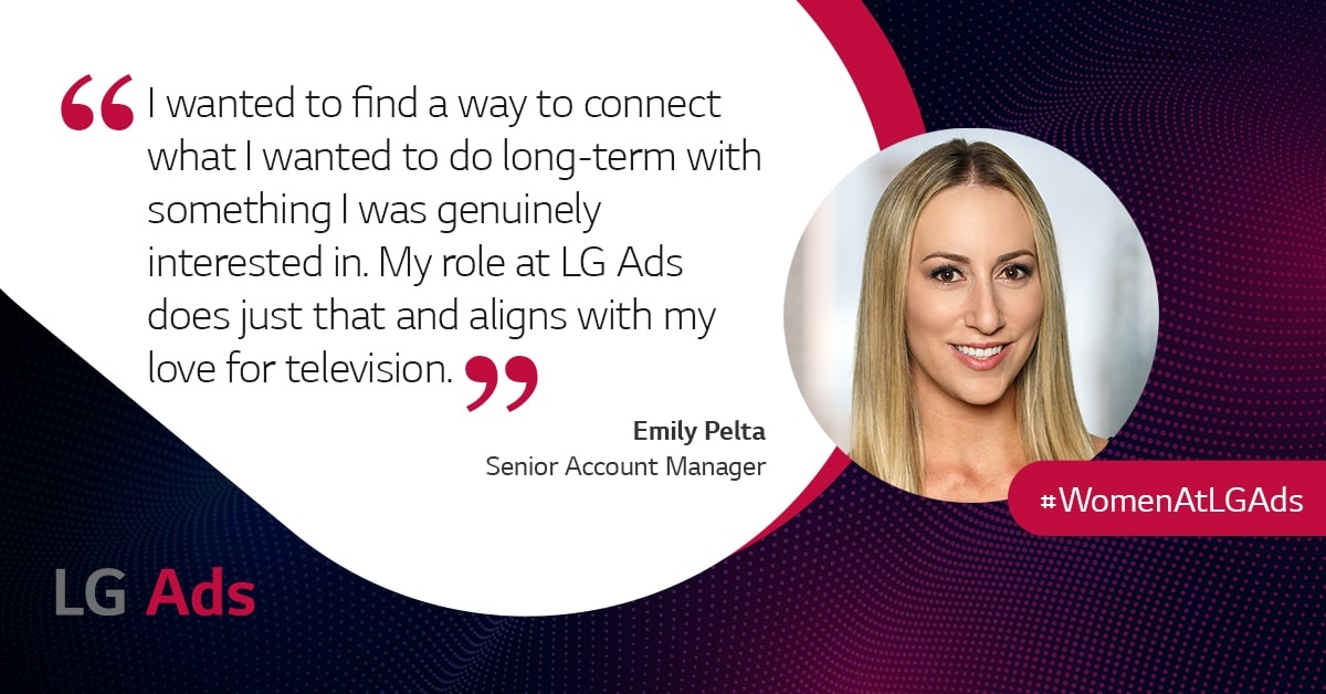 Ladies at LG Ads Emily Pelta